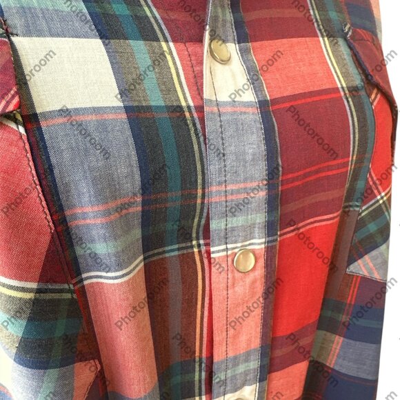 ELY Cattleman Large Snap Button Long Sleeve Shirt - Picture 2 of 7